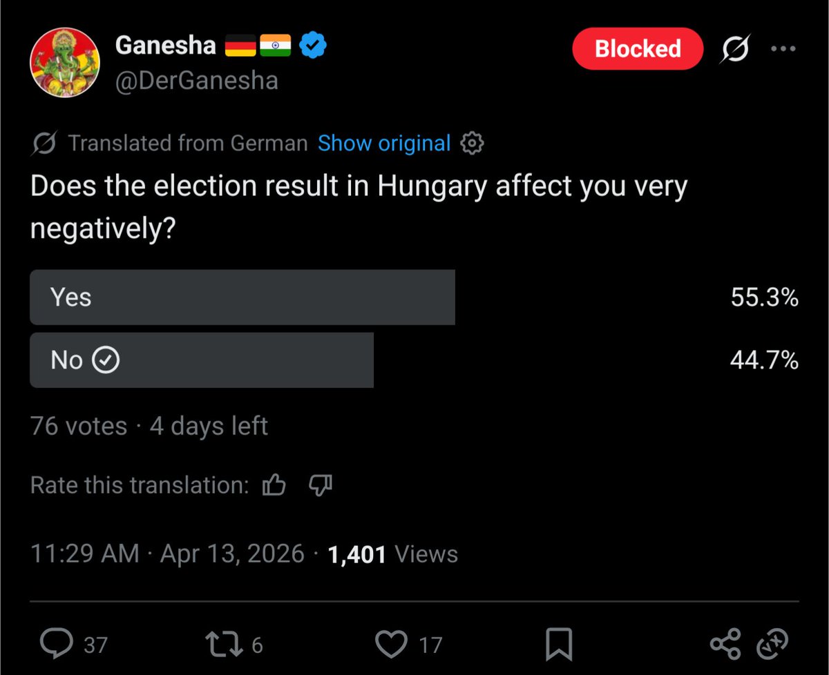 No. I'm happy that #orcban lost. 👇🗳️🔨🔨🔨