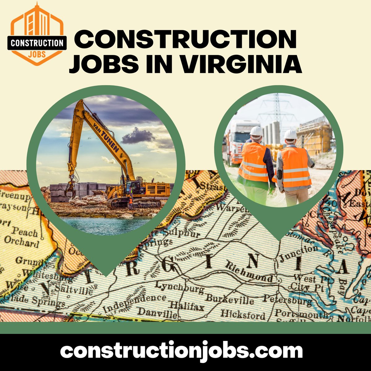 CJobs's tweet image. Construction jobs in Virginia! Currently looking for Superintendents, Analysts, Transportation Operators, and more!

Upload your resume and apply today at constructionjobs.com/jobs?keywords=…

#constructionjobs #jobboard #jobsearch #constructioncareers #virginia
