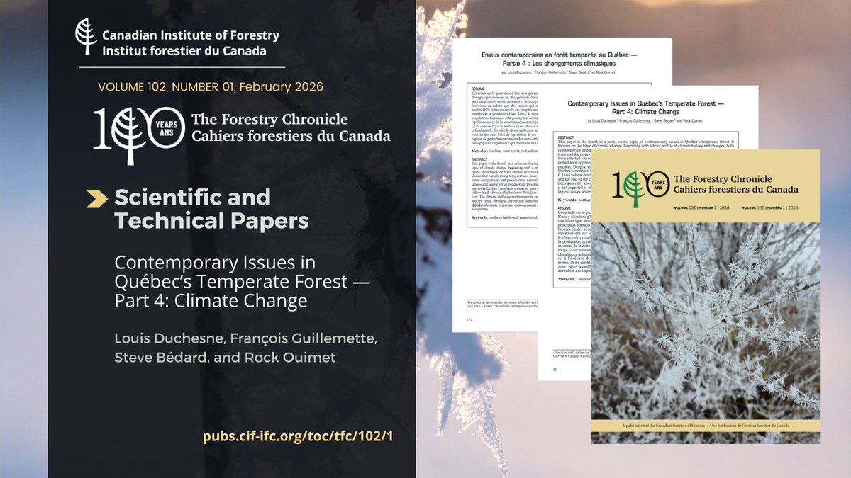 The Forestry Chronicle tweet media