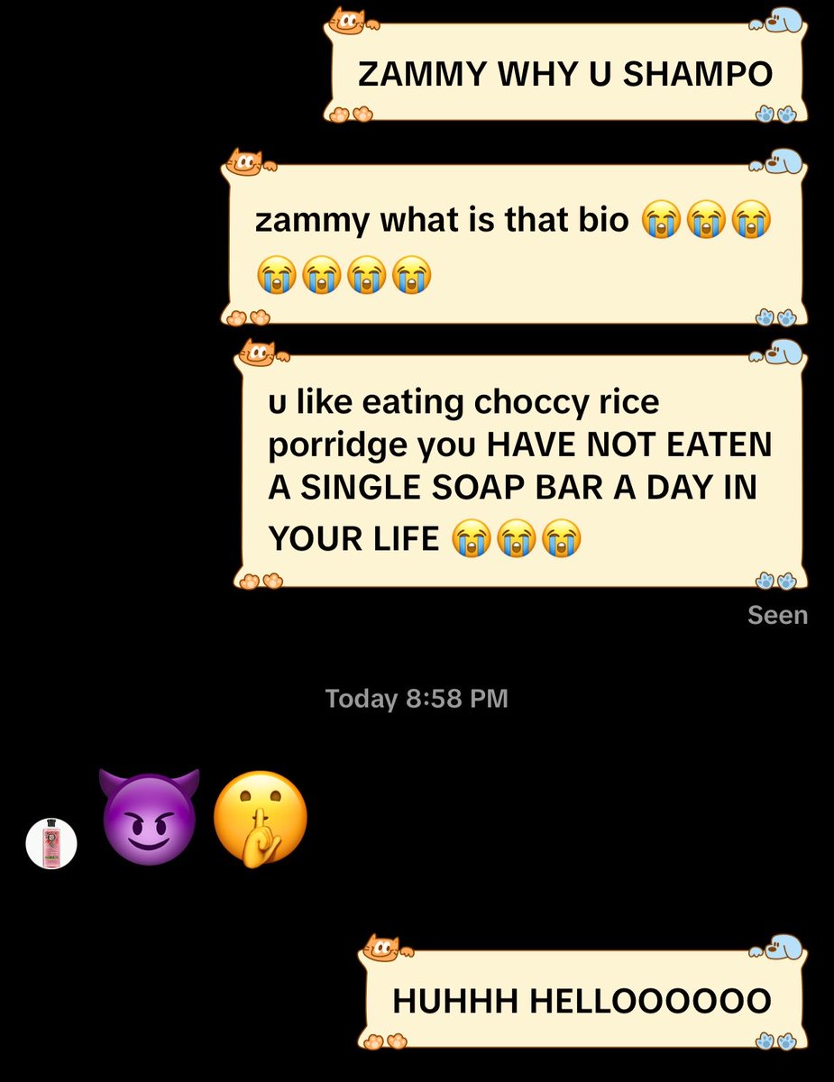 zjcvll's tweet photo. shes so fcking funny https://t.co/zcwmveNpgf