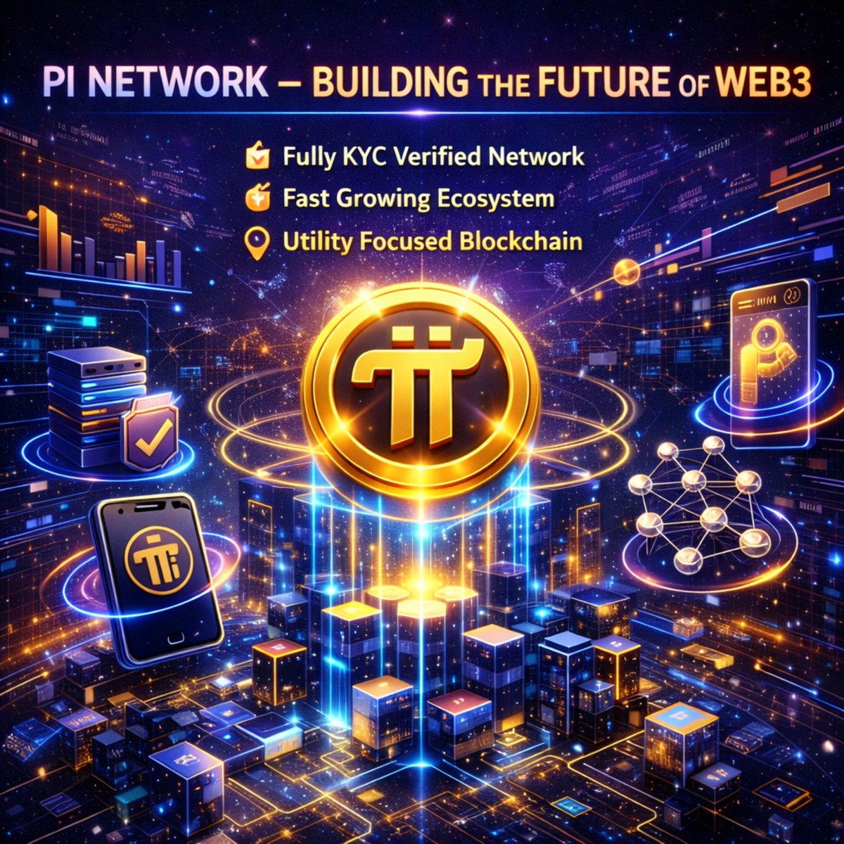 santosinakatomo's tweet image. 🚀 Pi Network — Building the Future of Web3 🌐

✅ Fully KYC Verified Network
📈 Fast Growing Ecosystem
🎯 Utility-Focused Blockchain

From mobile mining 📱 to real-world utility 💡
Pi is turning vision into reality 🔥