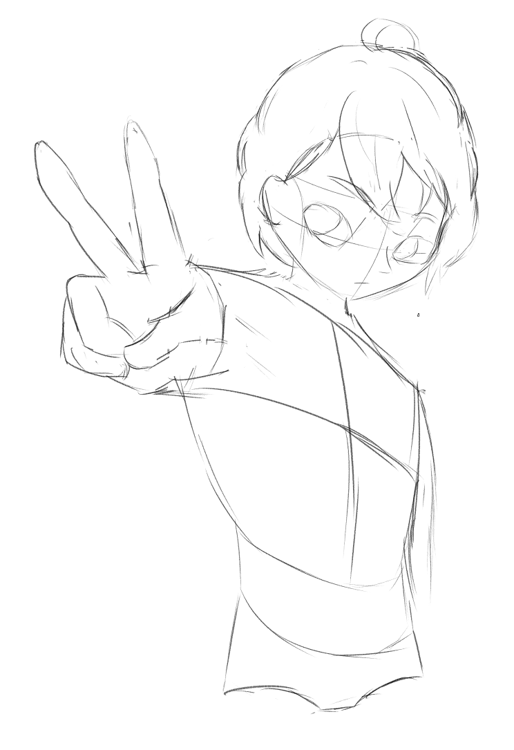 AudwolfYT's tweet photo. First time drawing a character posing after learning how to and it ended up ok, the hand is a little janky and i didn't draw the legs lol https://t.co/0ig0t6nZ14