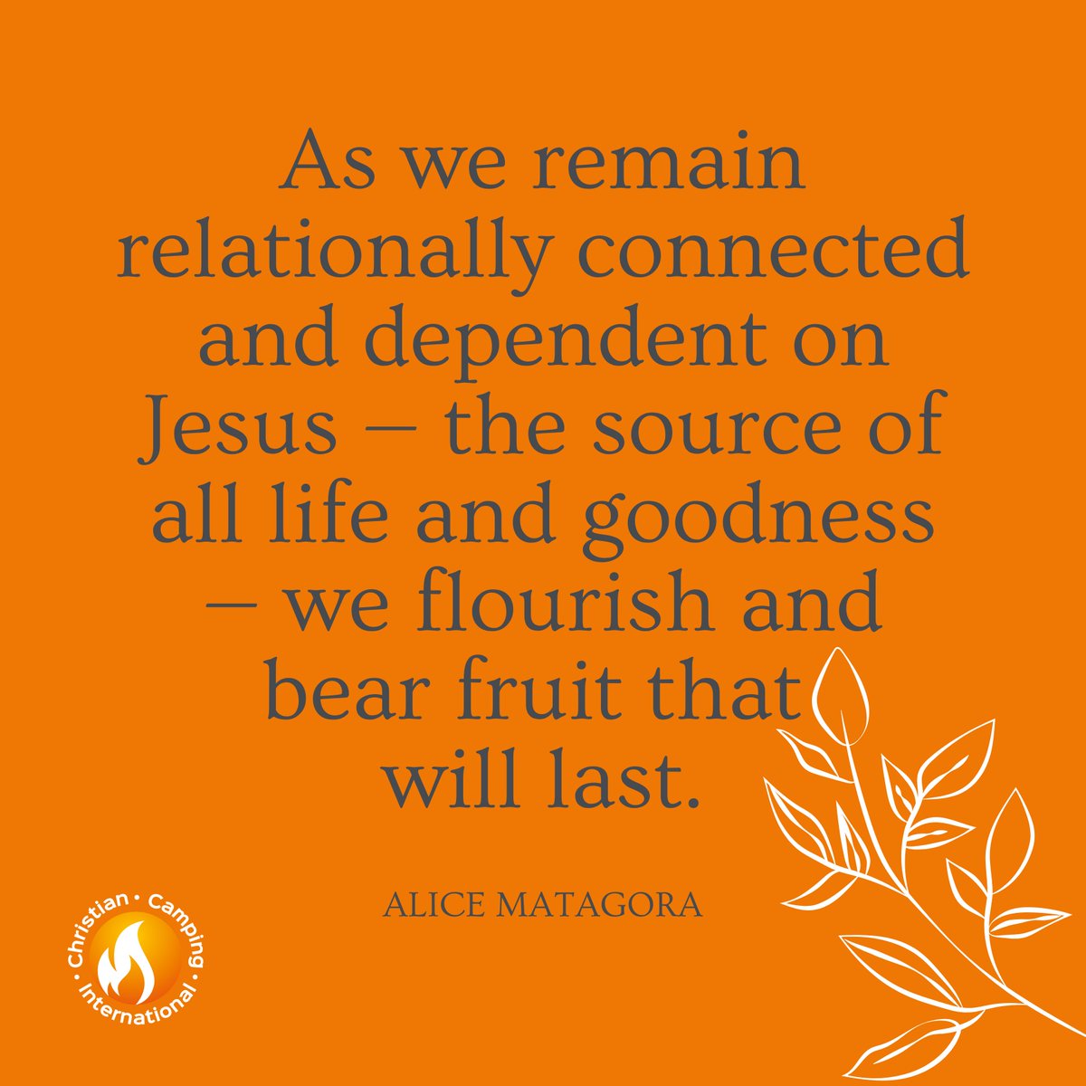 🌿Lasting fruit grows out of relationship, not performance. As we walk daily with Jesus and depend on Him, our lives begin to reflect His goodness in ways that endure. Staying connected to the Source is where true flourishing begins.