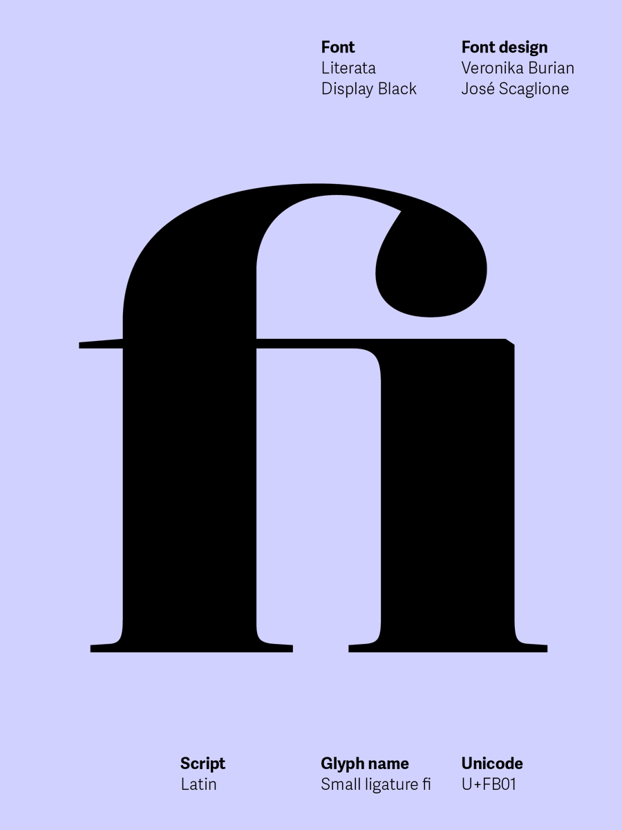 TypeTogether's tweet image. Special characters – ﬁ ligature /// A ligature in typography combines letters into a single glyph, like fi. It shows a designer cares about detail. Here are some examples from our catalogue.

Visit our website for more: type-together.com/font-catalogue

#Typography #Fonts #GraphicDesign