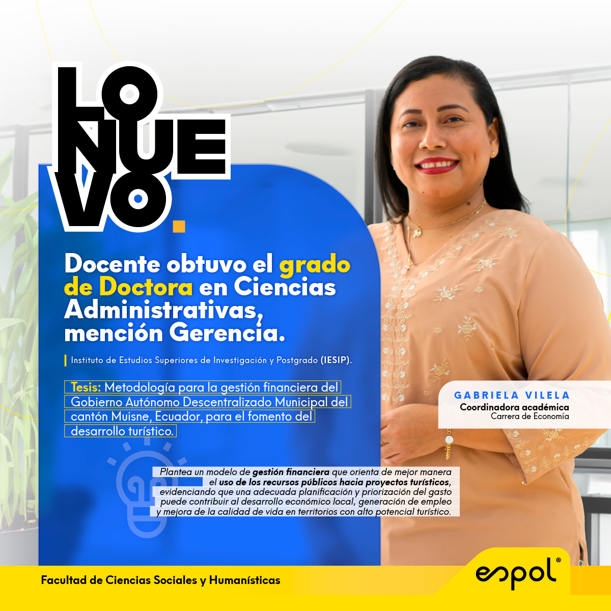 Espol-Facultad de Ciencias Sociales y Humanísticas tweet media