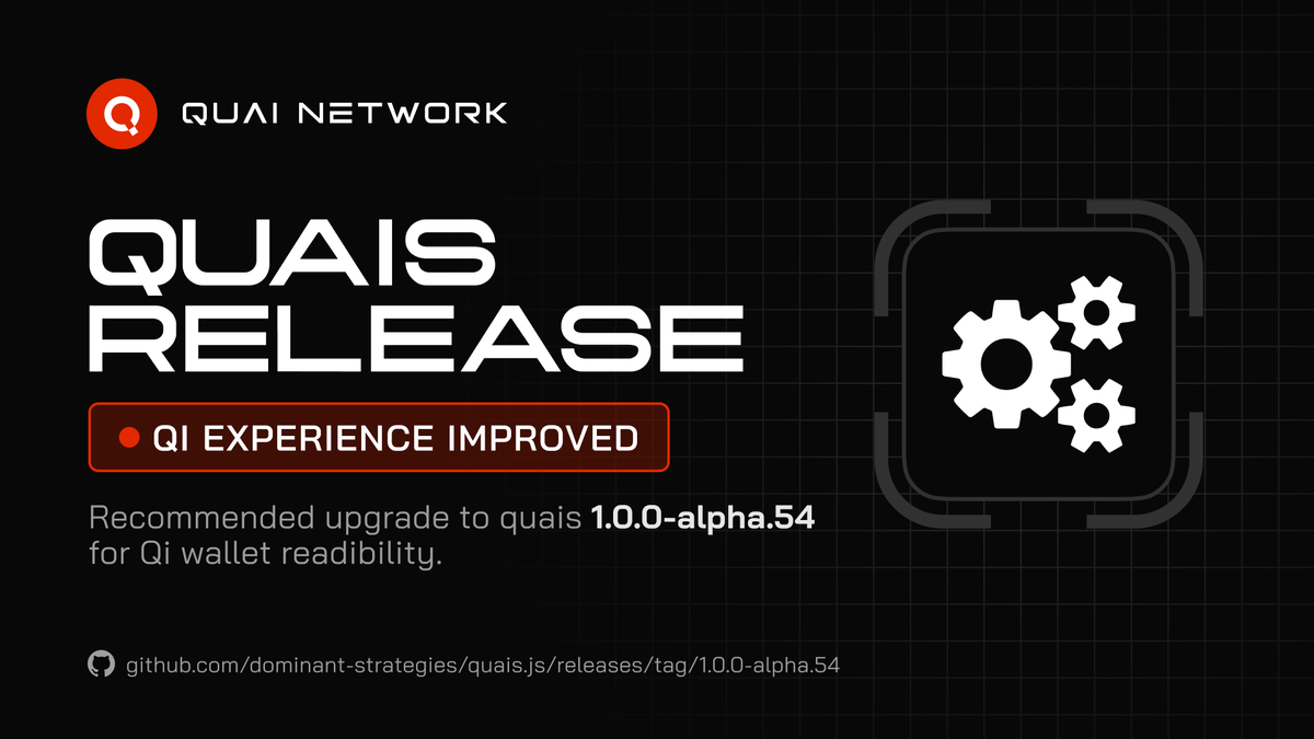 Quai Network ⚡️💵 tweet media
