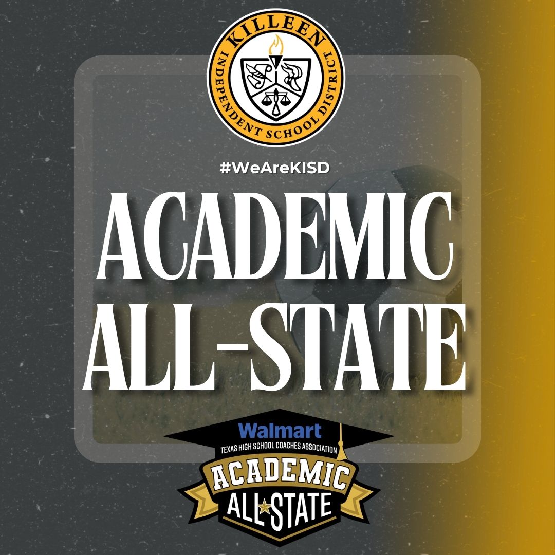 Congratulations to Killeen ISD’s boys and girls soccer Texas High School Coaches Association Academic All-State awardees! Diligence in the classroom and commitment on the field all wrapped into one honor!!! #WeAreKISD

Chaparral
Levi Robinson, second team
Yiamxel Marino Vega,