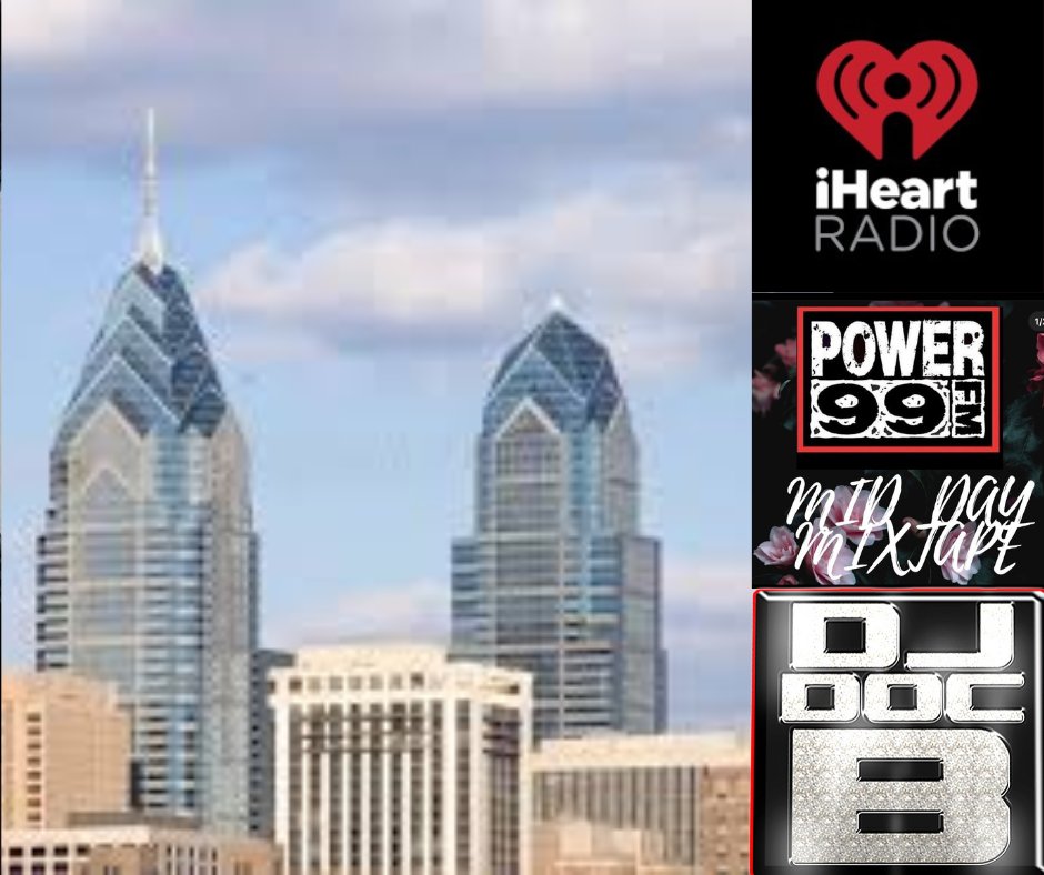 DJDocB's tweet photo. Tap into that #MidDayMixtape on @power99philly NOW! 🎶  vibes, hot tracks, and your midday energy boost. Listen live 👉 https://t.co/bugbqYjMK4

#PhillyMusic #Power99 #DJDocB #HipHop #Radio #iHeartRadio #Philadelphia #MusicLovers #NowPlaying #MixtapeMonday https://t.co/hg2knSwF2f