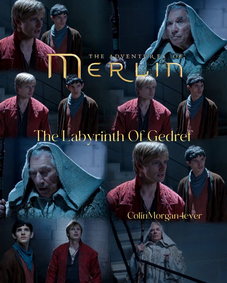 CMagnumfan's tweet image. #posterdesign of every episode of #MerlinTvSeries now with 13/41 season 1 episode 11 #TheLabyrinthOfGedref aired on the 29th November 2008. #Merlin and #Arthur seek out the intruder #Anhora keeper of the unicorns. But Arthur’s actions killing the unicorn comes with a curse.