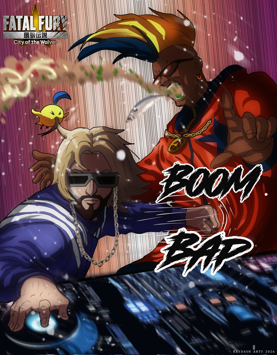 Raydash30's tweet photo. Salvatore is making a beat from Duck's stomach!!
#salvatore #duckking #FatalFurycityofthewolves #snk #raydasharts https://t.co/U0NyGHv6v4