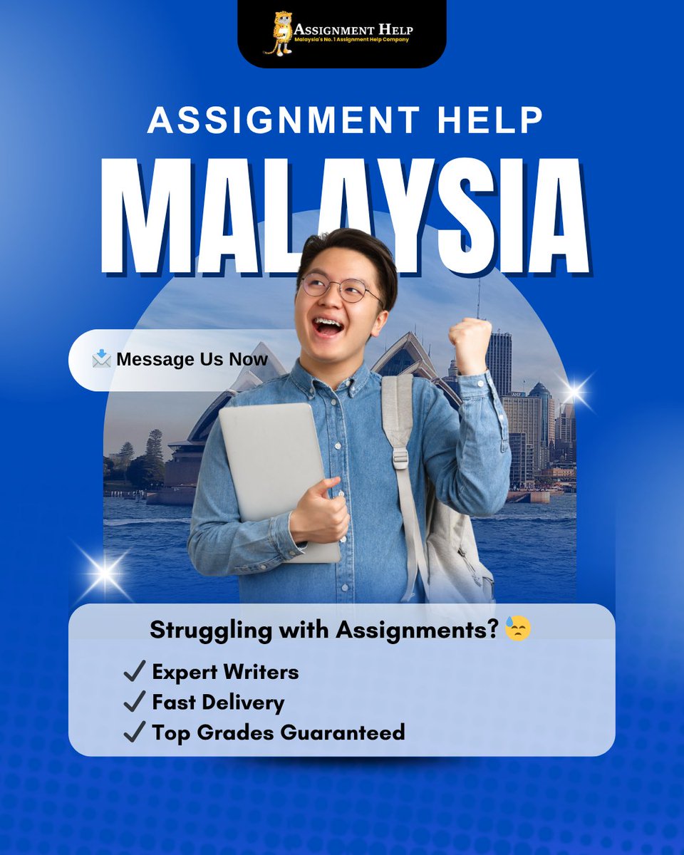 AssignmentMalay's tweet image. Deadlines Piling UP? 
Assignments stressing you out? 
Let our experts handle it for you! 

*Fast Delivery
*Top Quality
*Guaranteed Results
*Contact us today!

Website: assignmenthelp.my
.
.
.
#AssignmentHelp #HomeworkHelp #EssayHelp #AcademicHelp #StudyHelp