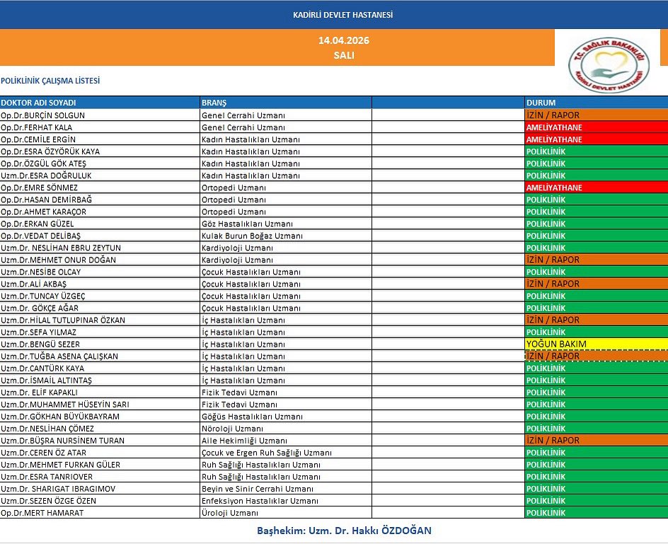 Kadirli Devlet Hastanesi tweet media