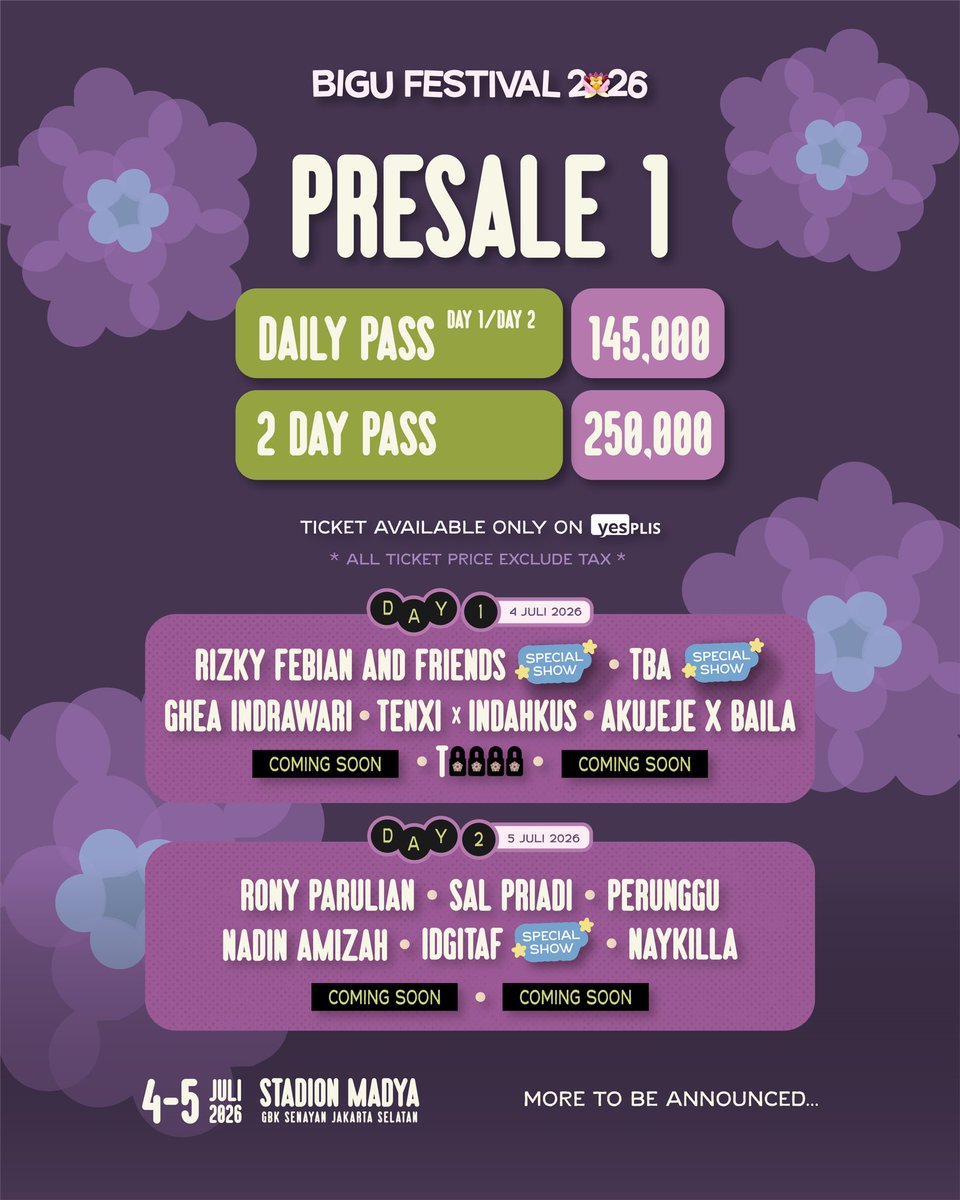 reviewbydica's tweet image. guysss, kalo ada yg minat nonton Bigu Festival jangan lupa masukin kode voucher “TEMENINDISHAPIKNIK” yaaa, nanti langsung dapet potongan harga kaya gini lumayan bangettt🙆🏻‍♀️

tiket presale 1 udah menipis jadi langsung amanin yaa 👉🏻 yesplis.com/event/bigu-fes…

#wtb #wts #bigufestival