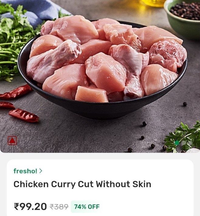 Tech_glareOffl's tweet photo. Bigbasket LOOT 

1 kg Chicken Just ₹99

https://t.co/pLUpNheWD3

Selected Locations https://t.co/ecfkuOv0bN