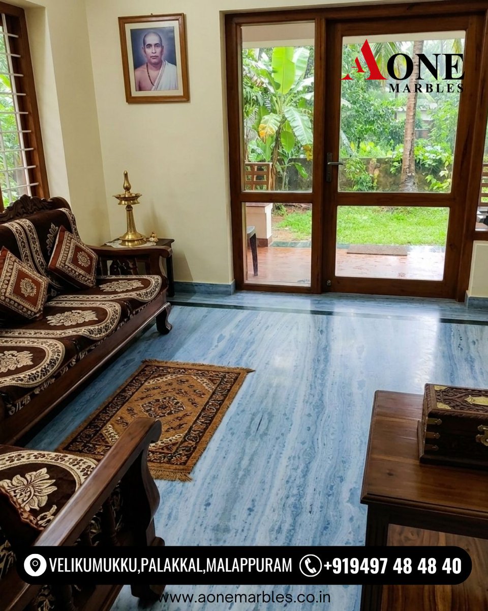 marbles_a's tweet photo. "ഏതു കാലാവസ്ഥയ്ക്കും അനുയോജ്യമായതും പരിപാലിക്കാൻ എളുപ്പമുള്ളതുമാണ് River Blue മാർബിൾ ഫ്ലോറിംഗ്." https://t.co/ywxAnyQLqa