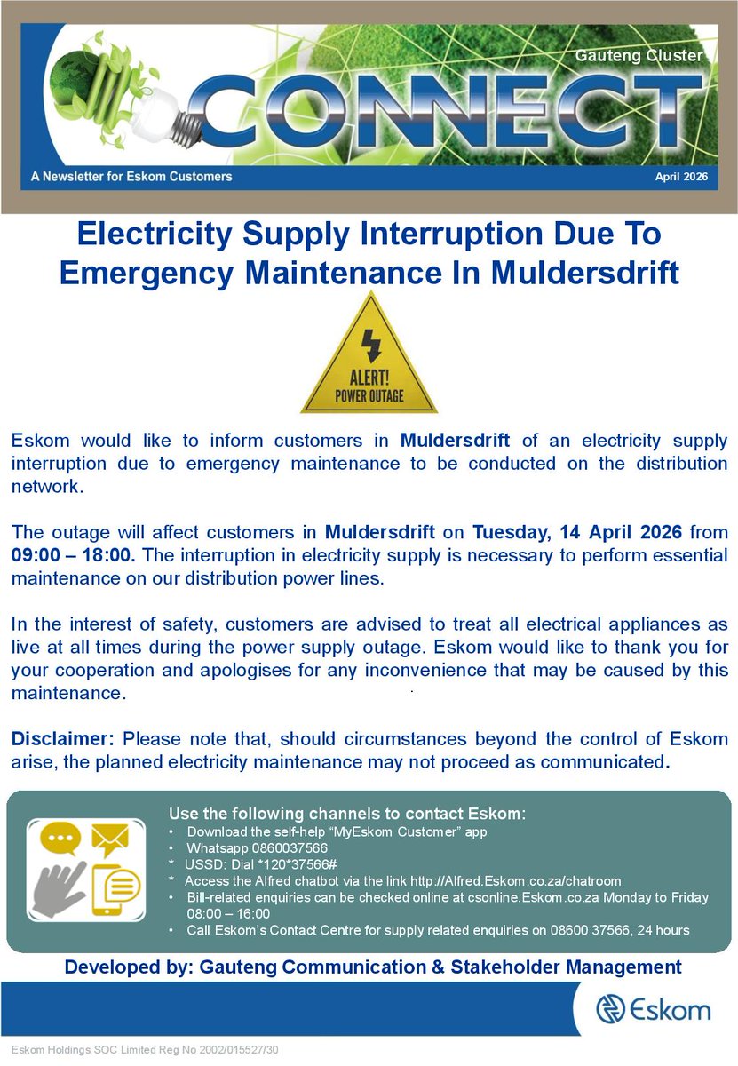 Eskom Hld SOC Ltd tweet media