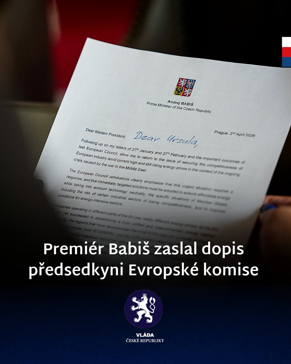 Úřad vlády ČR tweet media