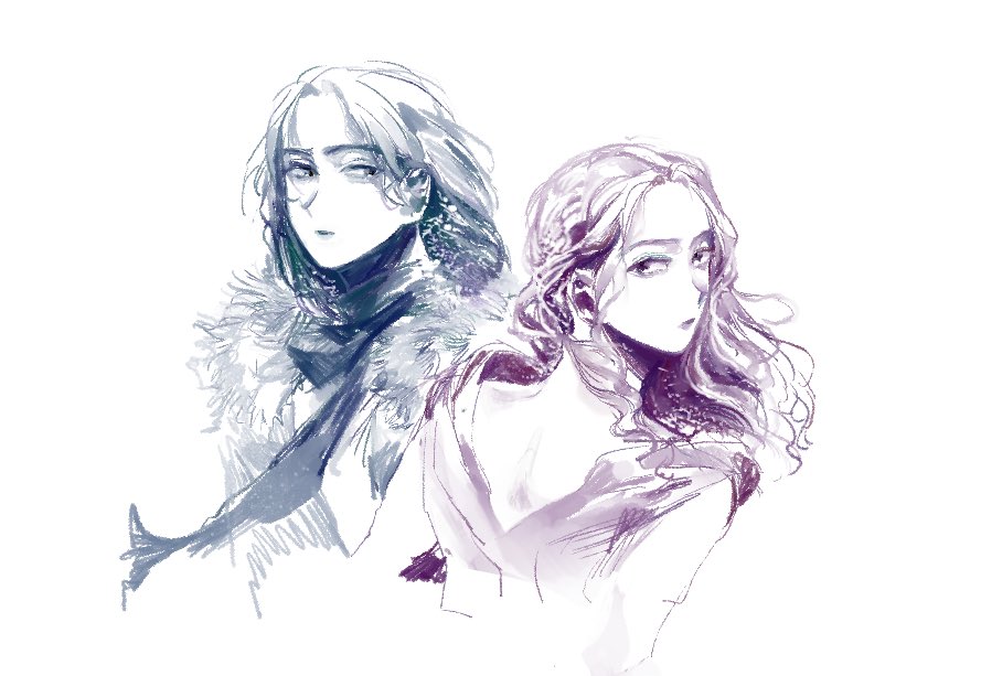 very old snowstorm art i uploaded on tumblr back in the days