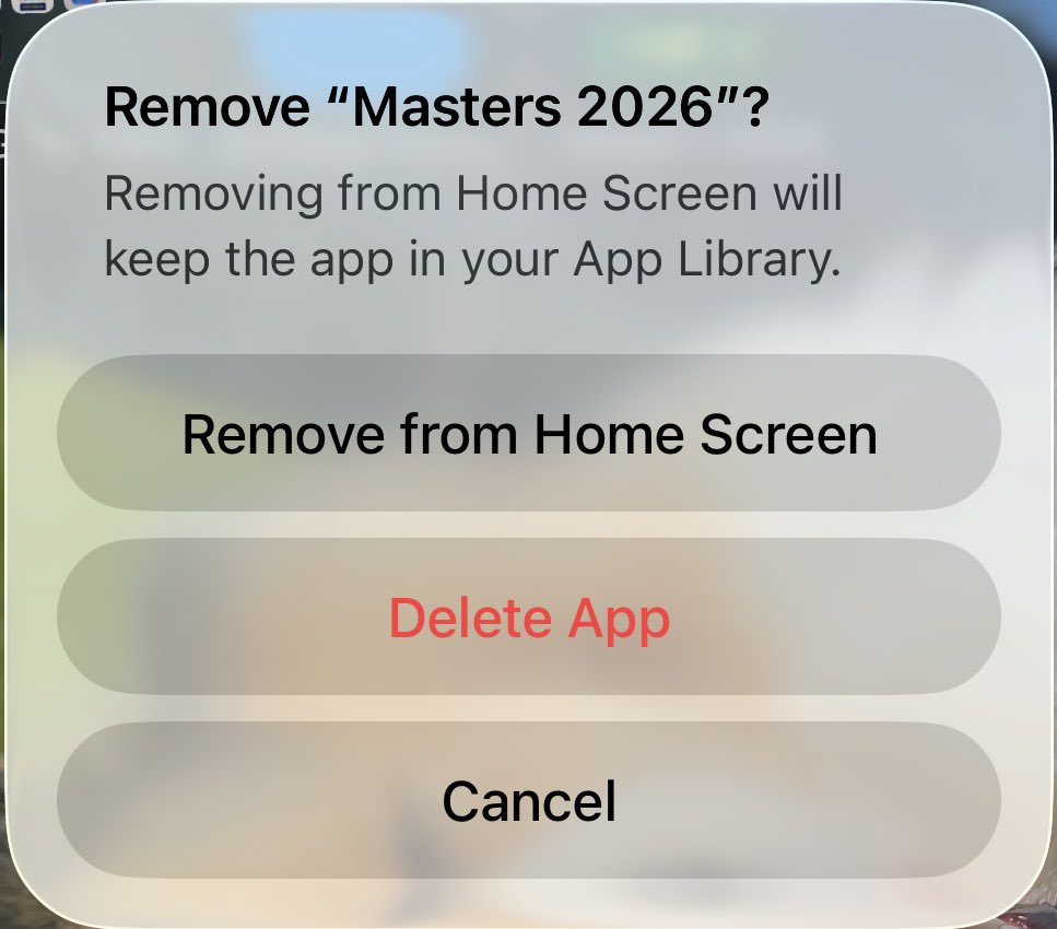 JohnMorton215's tweet image. Goodbye until next Spring you beautiful app… 😢

#TheMasters