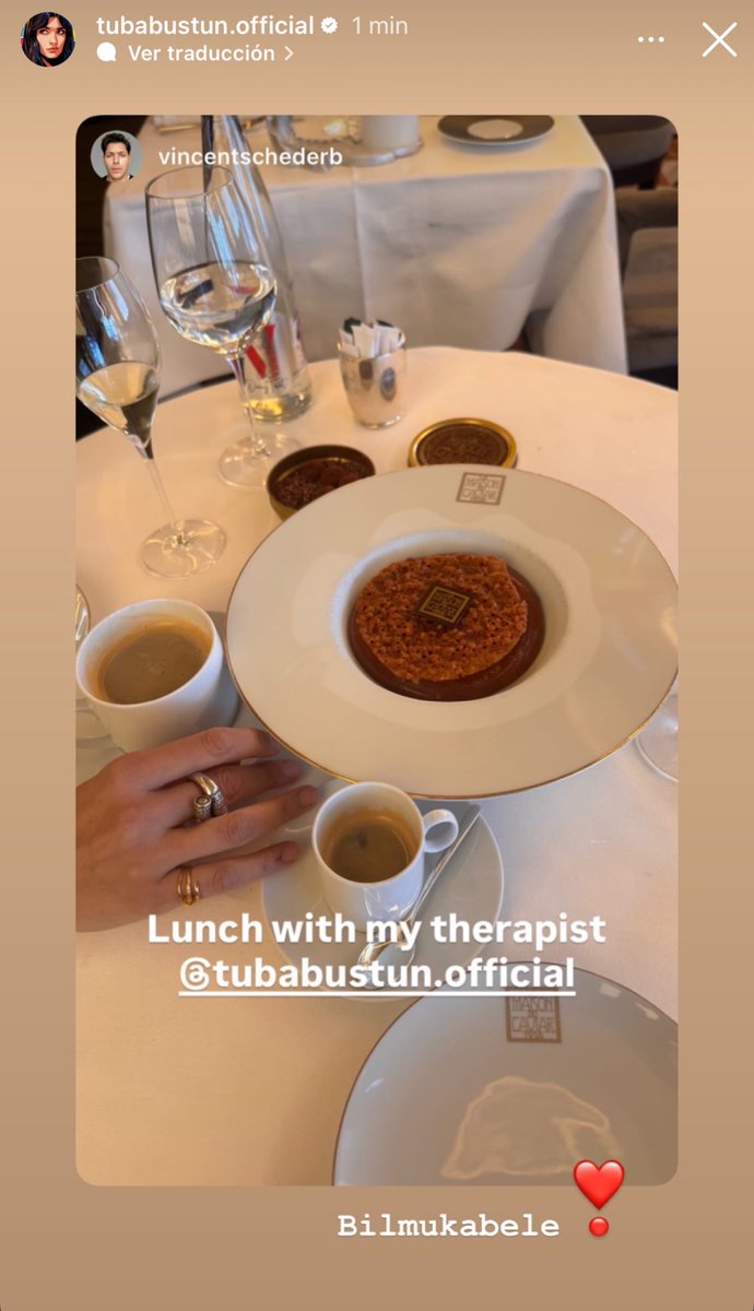 Tubis y Vincent 🤩 recuerdo su comentario de hace unos días 😁 #TubaBüyüküstün