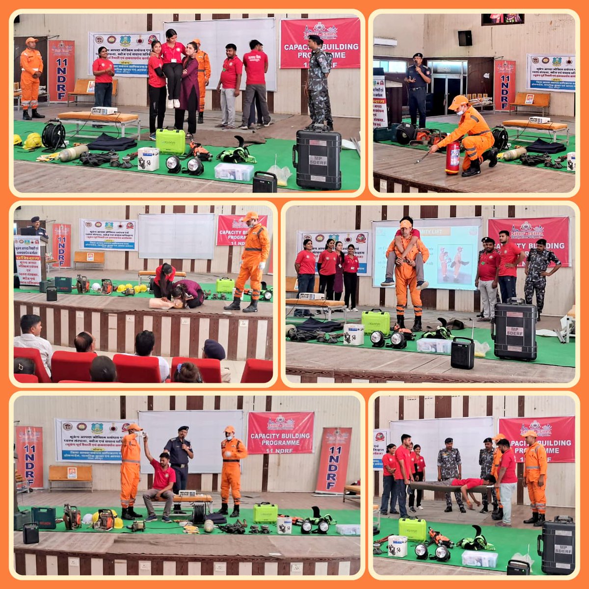 11NDRF's tweet image. #11NDRF
🔸 Conducted a Capacity Building Programme
📍 Venue: Nagar Palika Parishad, Chhatarpur (MP)
👥 Participants: Aapda Mitras, SDERF, DDMA, and staff
🛡️ Aimed at enhancing disaster preparedness and strengthening community resilience
#BePrepared #BeSafe
#NDRF4U 🇮🇳
@NDRFHQ