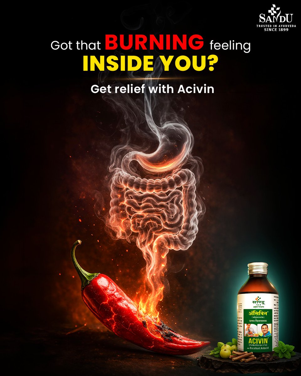 Sandu_Pharma's tweet image. Don't let the chilli scare you!🌶 ​
Cool your body with the quick relief of Acivin.

👉Shop Now: sandu.in/product/sandu-…

#Acivin #SanduPharma #AcidityRelief #GutBalance