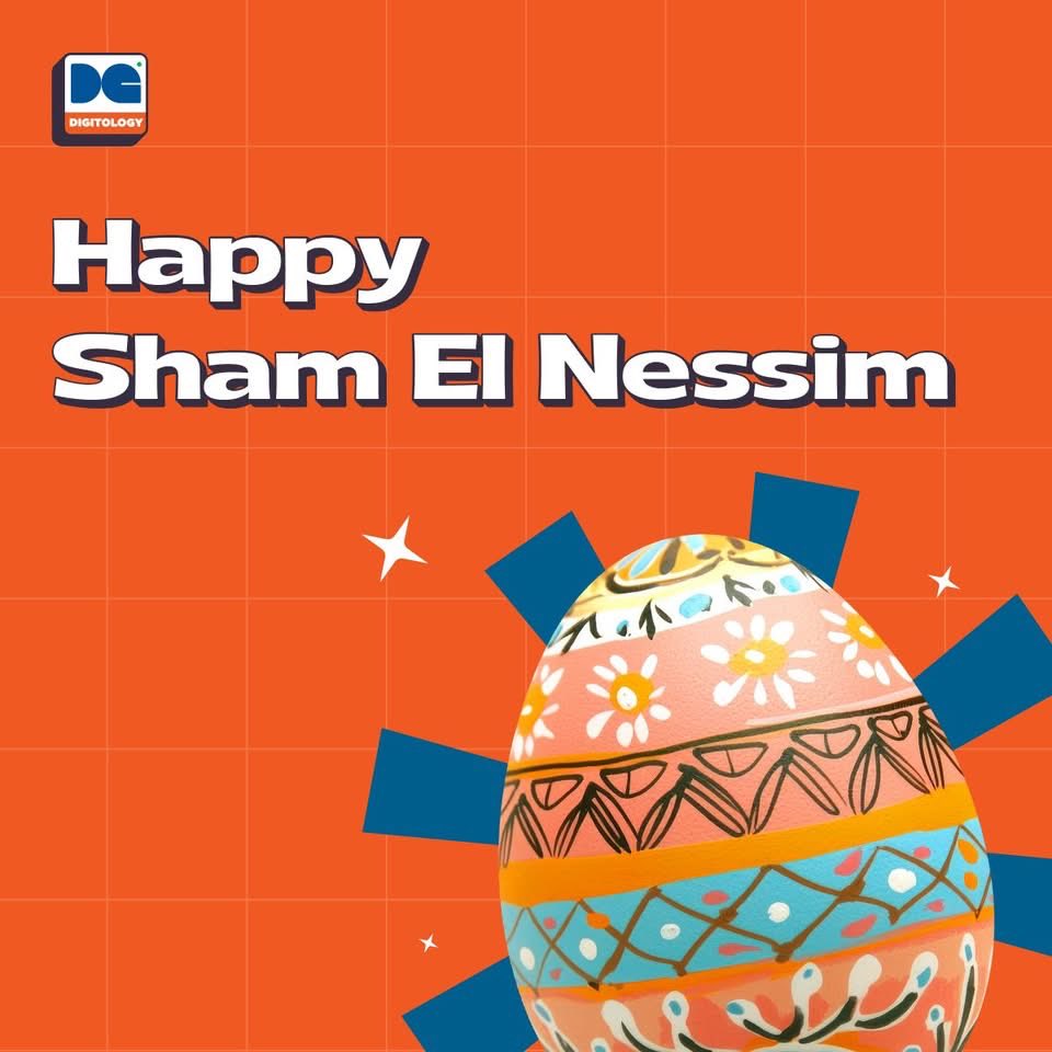 DigitologyME's tweet photo. Happy Sham El Nessim from all of us at Digitology, have an egg-static day! 
🐣🪺

#Digitology https://t.co/Z9C1svfSTF