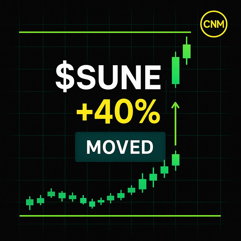 CoachNickMoney's tweet image. ☀️✨ #SUNE surged with sky-high volume! 📈 Bullish triangle breakout spotted, RSI screamed momentum! 🚀 Chart riders, were you watching? 👀💼 #MarketBuzz