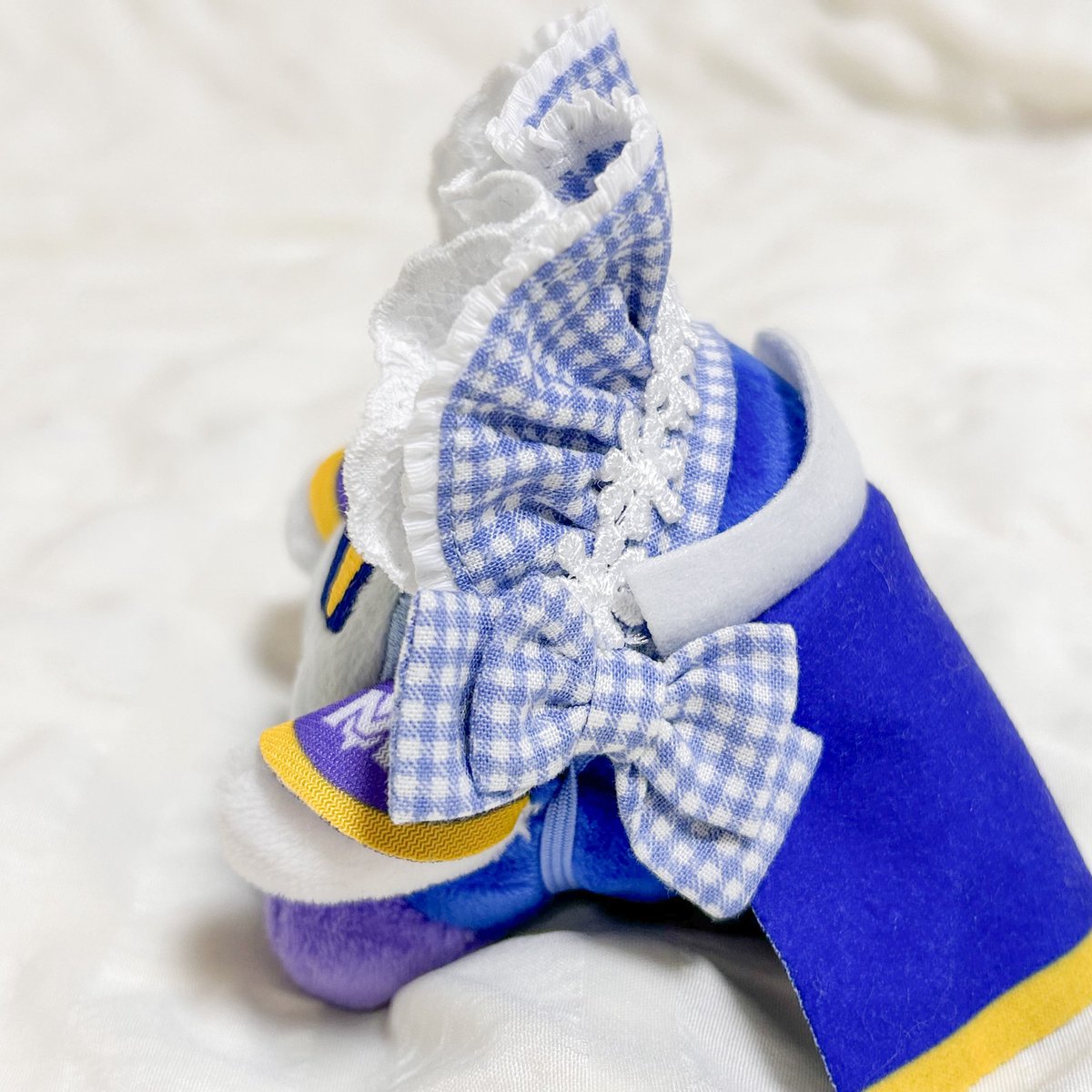 tamagurui's tweet photo. 友達に、ブルーが似合う子に試作品試させて欲しいと言われてこうなったw

お、お似合いよ〜〜💙💙💙 https://t.co/iAULJXenUd