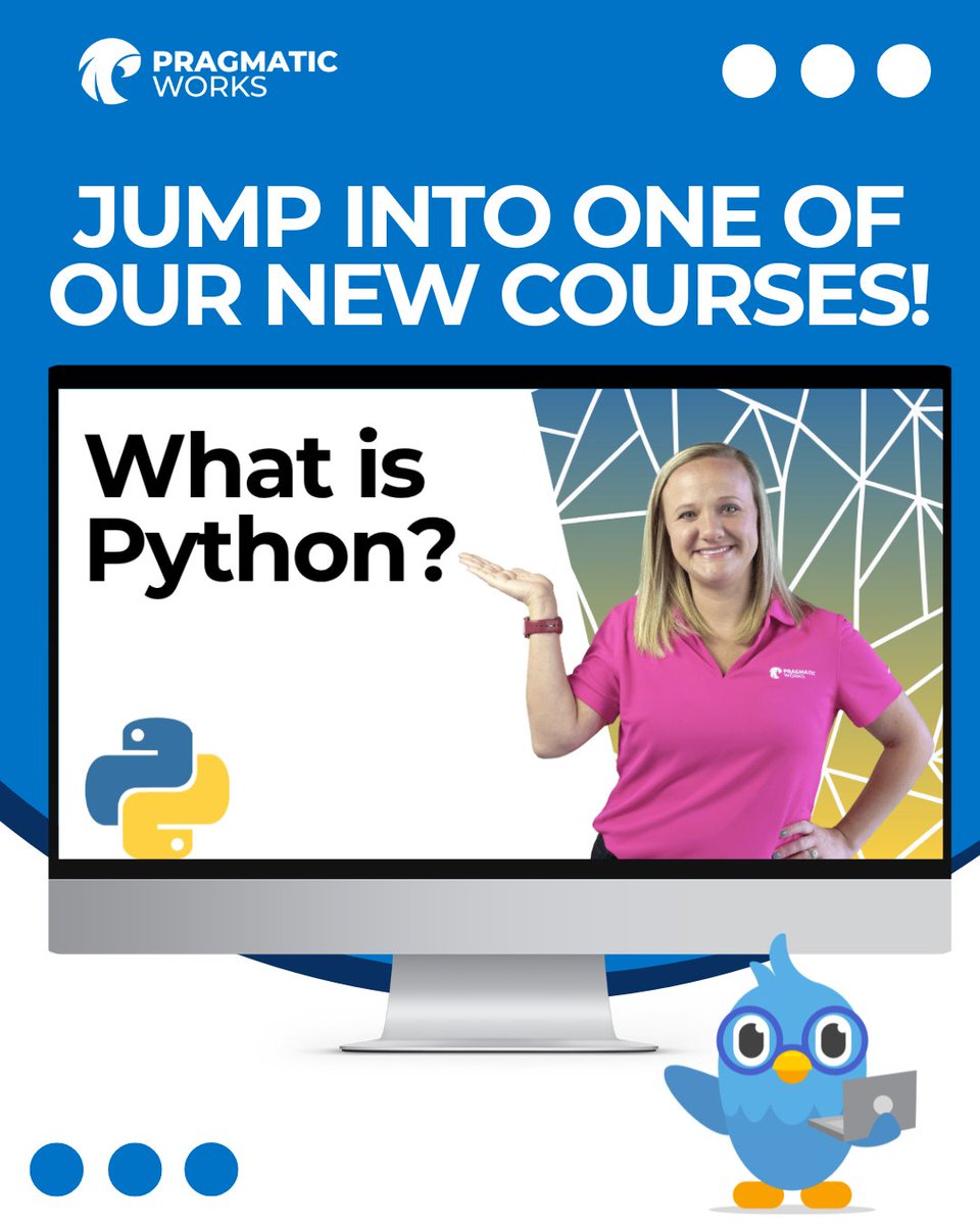 PragmaticWorks's tweet image. [NEW COURSES] We’ve added four new courses to our On-Demand Learning library. Check out our entire library with hundreds of courses to see how you can take the next step with your skills and career. #PragmaticWorks #MicrosoftPartner
View these courses: prag.works/courses-sm