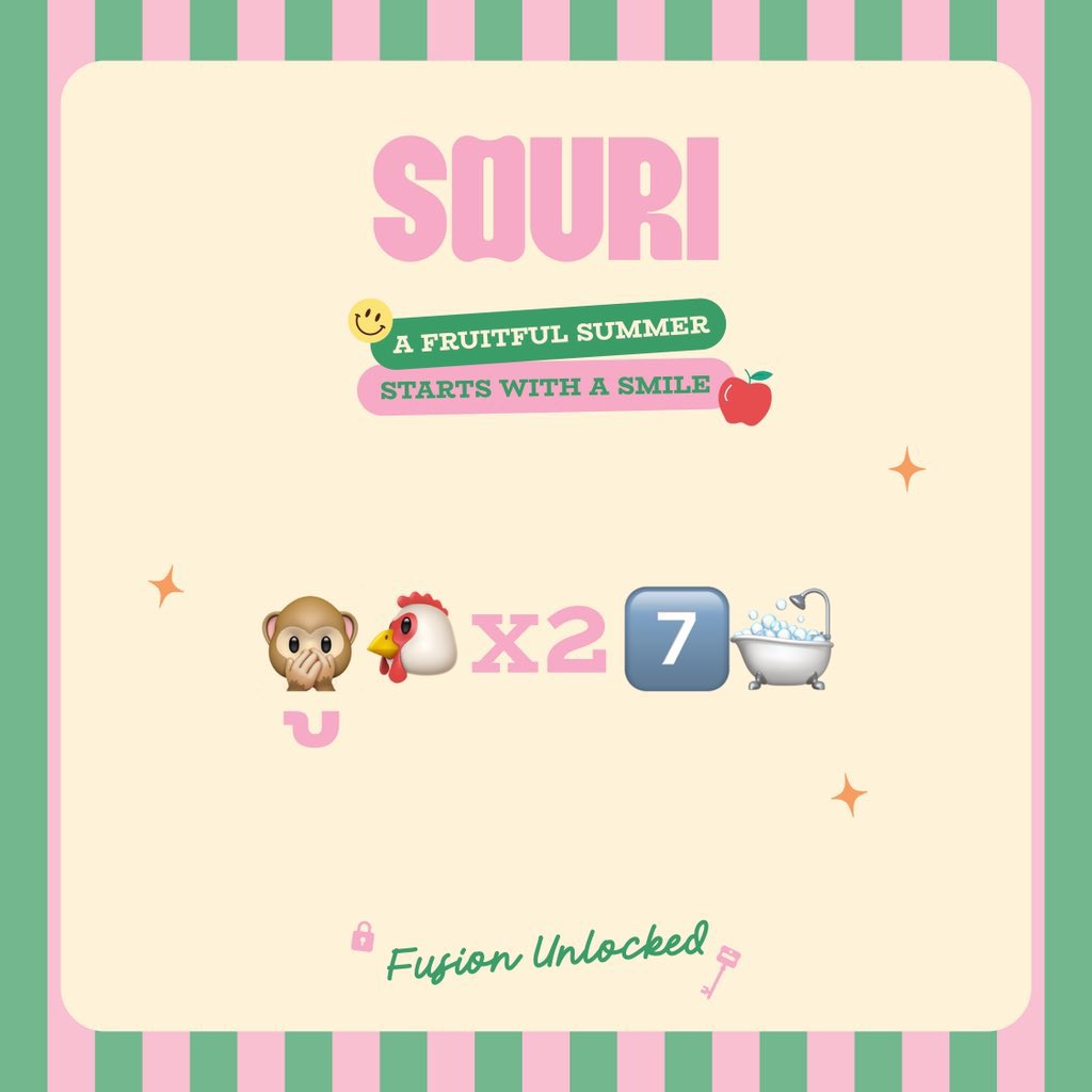 souri_bkk's tweet image. แบรนด์ที่เราจะคอลแลปในโพรเจกต์ Fusion Unlocked จะเป็นแบรนด์อะไรน้า?

บอกเลยว่าเปรี้ยวจี๊ดดดดดด 😆🥭

#SOURI #SOURIBKK
#FusionUnlocked