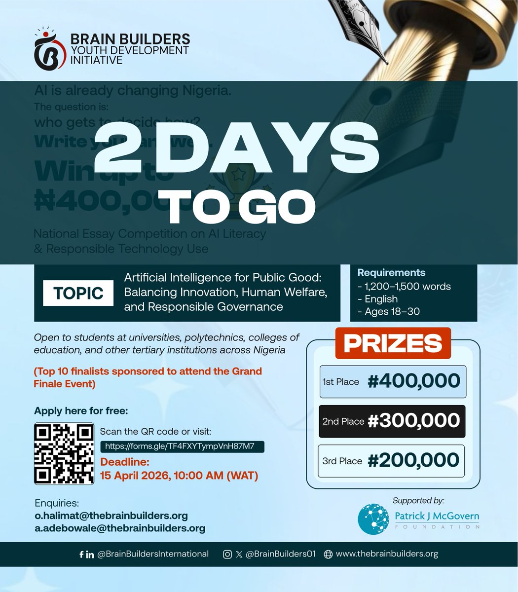 Brain Builders Youth Development Initiative, BBYDI tweet media