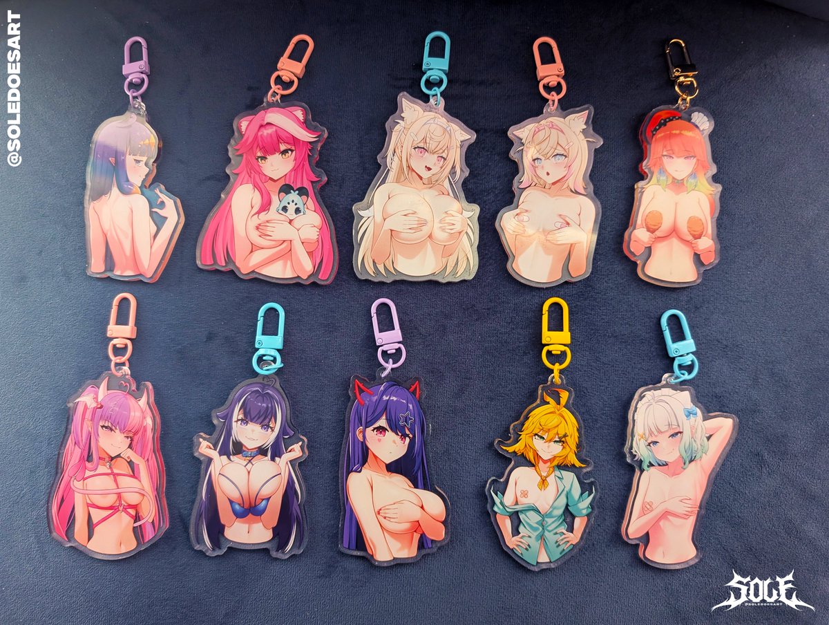 SoleDoesArt's tweet photo. DoKomi key chain stock has arrived! 

Who you getting? 👀 https://t.co/Skae2R35ss