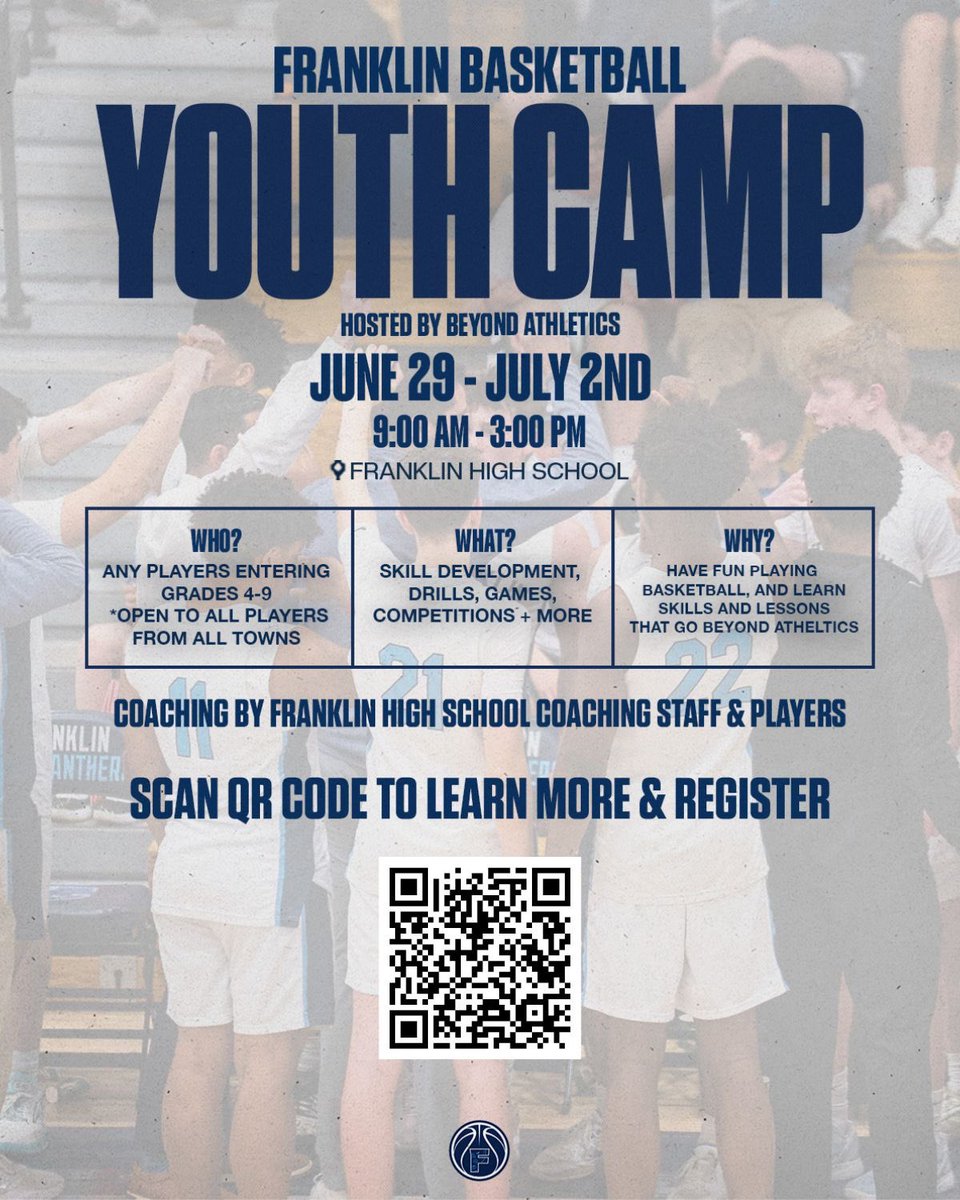 Don’t miss out on a great camp run by coaches and players from Franklin High School sites.google.com/view/beyond-at…
