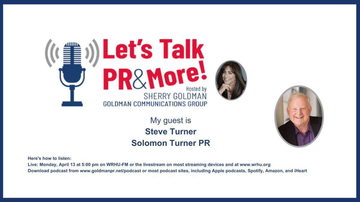 Sherry Goldman-Let's Talk PR & More! tweet media