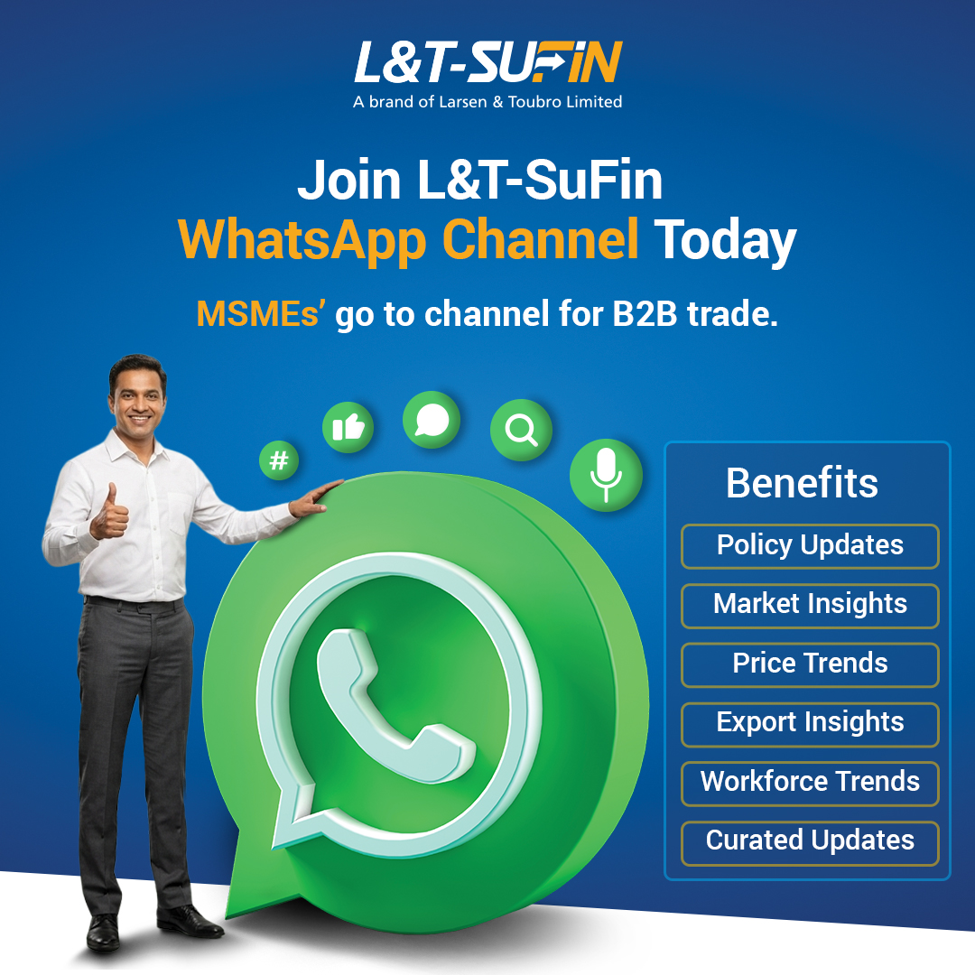 lntsufin's tweet image. MSMEs, stay one step ahead.

Join L&amp;amp;T-SuFin’s WhatsApp Channel for real-time insights, market trends &amp;amp; updates that power your business growth.

Click here to join whatsapp.com/channel/0029Vb…

#WhatsAppChannel #MSME #MSMEIndia