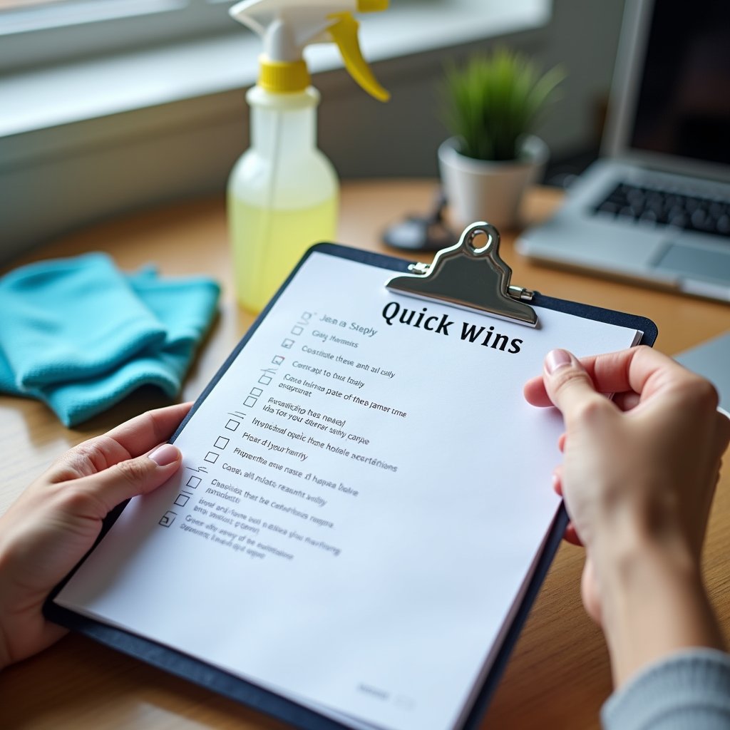 APCSNYC's tweet photo. Quick office reset: Wipe high-touch surfaces twice daily, wipe down shared equipment, run HVAC on fresh-air cycles, and schedule a weekly surface deep-clean. These small habits extend our pro clean results and cut sick days in NYC. Book with us: https://t.co/K0qwwLuSJz #NYC https://t.co/SEhAiwaACt