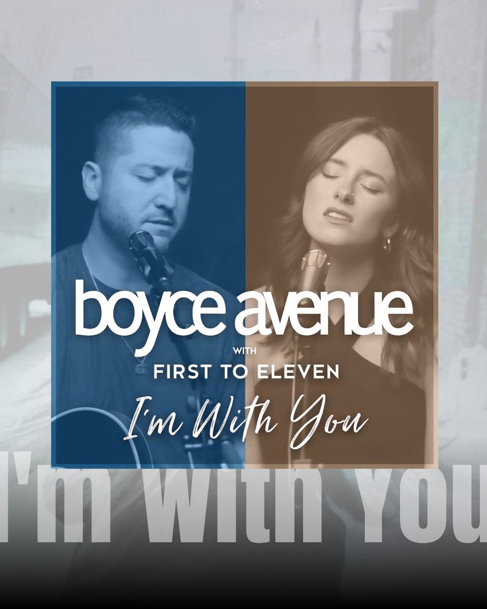 avrillavigne_tw's tweet photo. Boyce Avenue and First To Eleven, two bands from the US, cover 'I'm With You' by Avril Lavigne officially. It's available on every platforms.
#avrillavigne #avrillavigne_tw #艾薇兒
#boyceavenue #firsttoeleven https://t.co/QSeDlvJzOZ