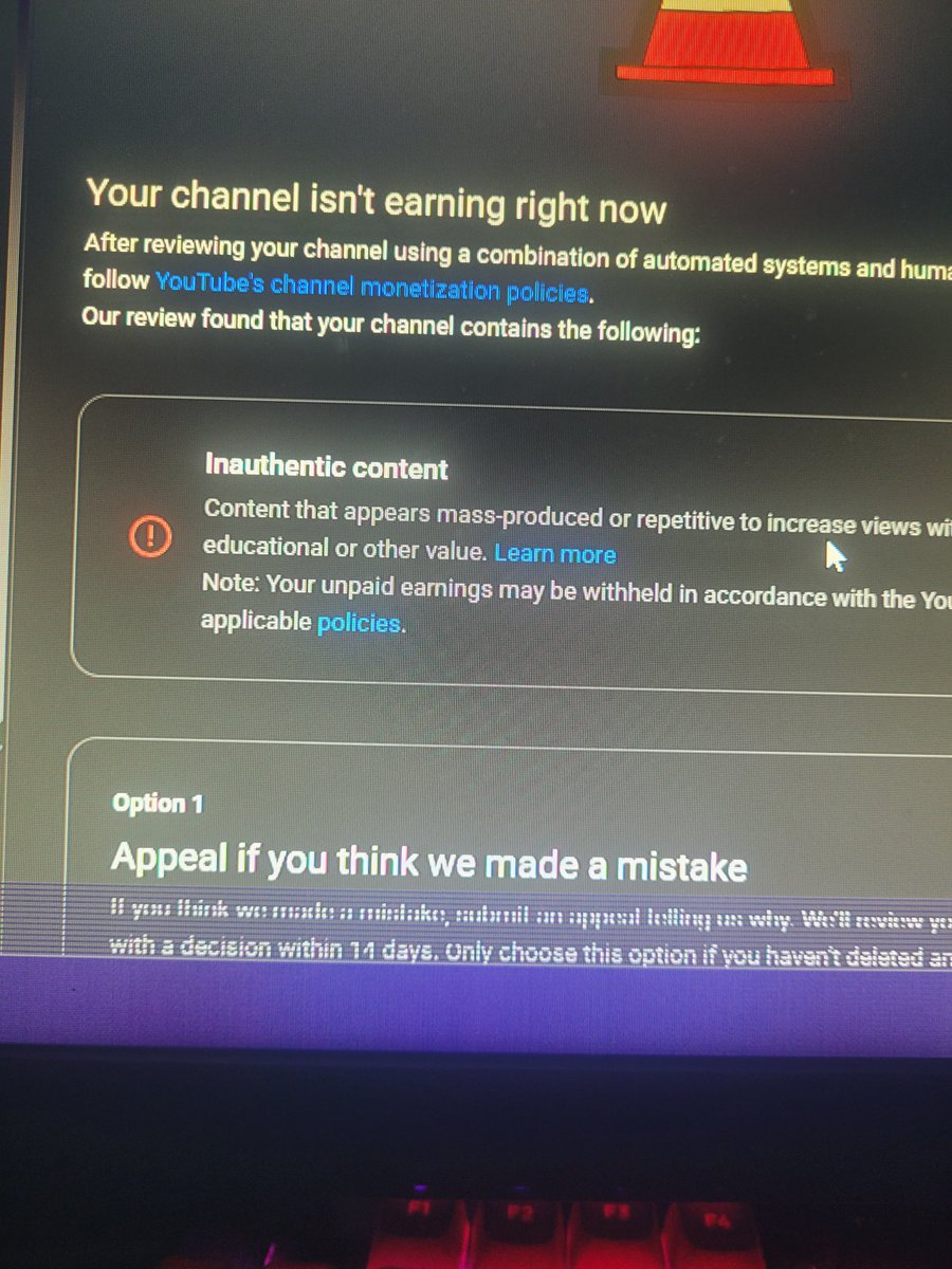 Dvgempire21's tweet photo. Dear @YouTube, @YouTubeCreators 

Please review my channel, Mr Onoic, demonetized for “inauthentic content.” This is a mistake.

All videos are manually animated—no AI or automation.

My appeal was rejected too quickly. I kindly request a proper human review.

Sincerely,
Mr Onoic https://t.co/2edgljaa0t