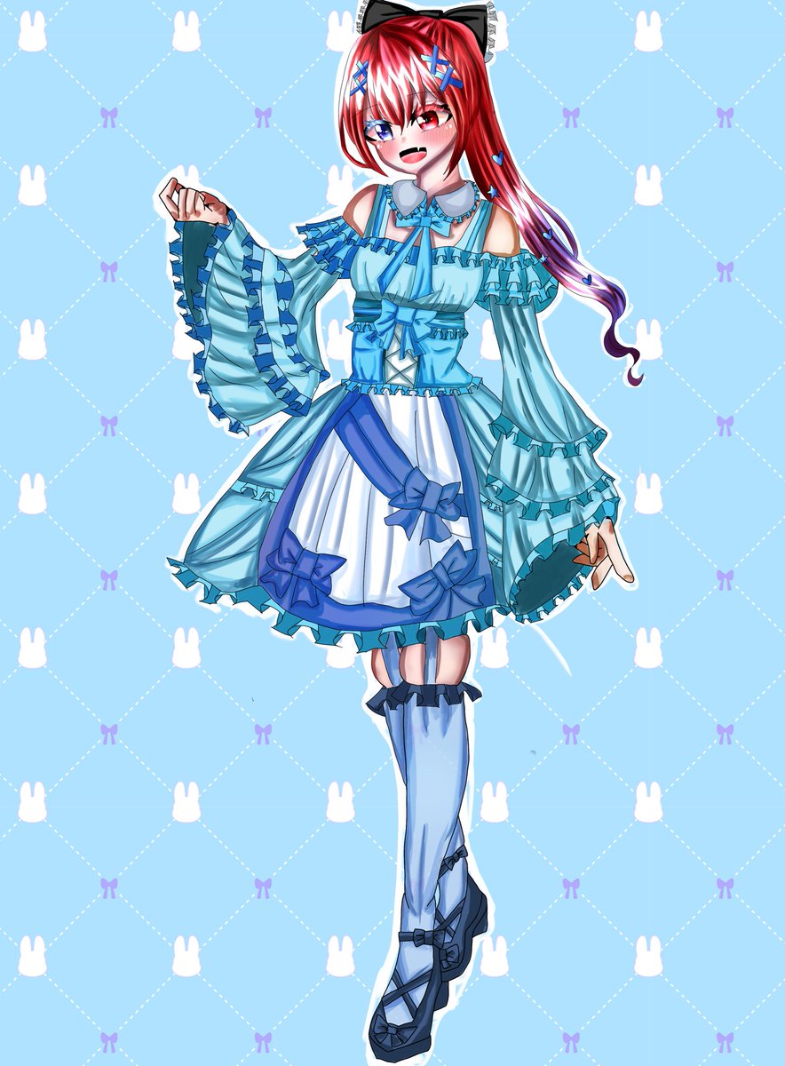 #絵描きさんフォロバ100
 #絵描きさんと繋がりたい 

オリキャラちゃん🎀