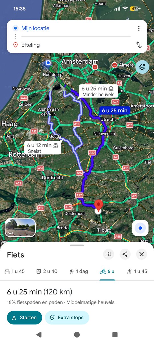 Prima. Kan ik mijn fiets er ook gratis opladen?