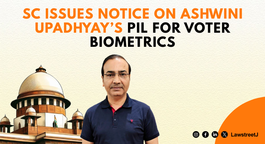 LawstreetJ's tweet photo. #SupremeCourt issues notice on Ashwini Upadhyay’s plea seeking biometric and facial recognition of voters to curb electoral malpractices.
Read full article here
https://t.co/LlIPnxm2IQ
@AshwiniUpadhyay #BiometricVoting #FacialRecognition #ECI #DigitalElections #ElectoralIntegrity