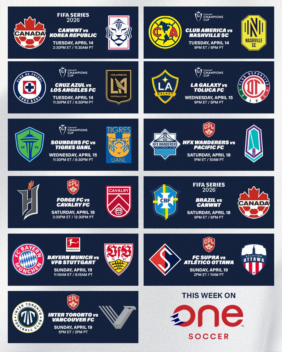 OneSoccer tweet media