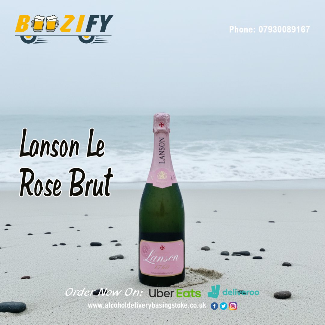 AlcoholDeliver6's tweet image. Celebrate in style 🍾✨
Lanson Le Rosé Brut – fresh, elegant &amp;amp; ready to deliver in Basingstoke 🚀

Order now via Uber Eats &amp;amp; Deliveroo
📞 07930089167

#ChampagneTime #Basingstoke #AlcoholDelivery #RoseChampagne #Cheers