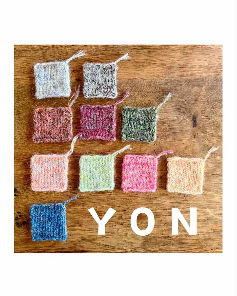 amuhibi_info's tweet image. amuhibiから今年の冬に、オリジナルヤーンがいくつか誕生の予定です。
これはYON。アルパカとウールとケミカルヤーンなど、4本取りのふかふかな糸。まだ試作段階だけど、むっちゃかわいい😍
#knit  
#yarn