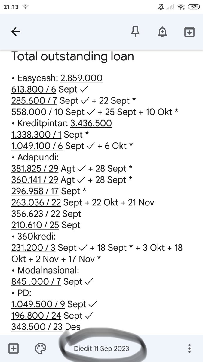 Infernnnooo's tweet image. Iseng ngecek googleworkspace di acc lama. Nemu notes galob-tulob tahun 2023 😅😂

Di fase ini masih ngerasa “ahh masih kepegang ni, bisa lah beresin sendiri, masih kecil”…….
Ehh beberapa bulan kemudian tagihannya jadi puluhan juta perbulan 🫠🫠🫠

Dark times.