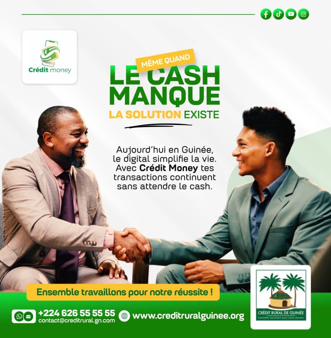 Libérez-vous de la contrainte du cash : avec Crédit Money, votre business ne s'arrête jamais.