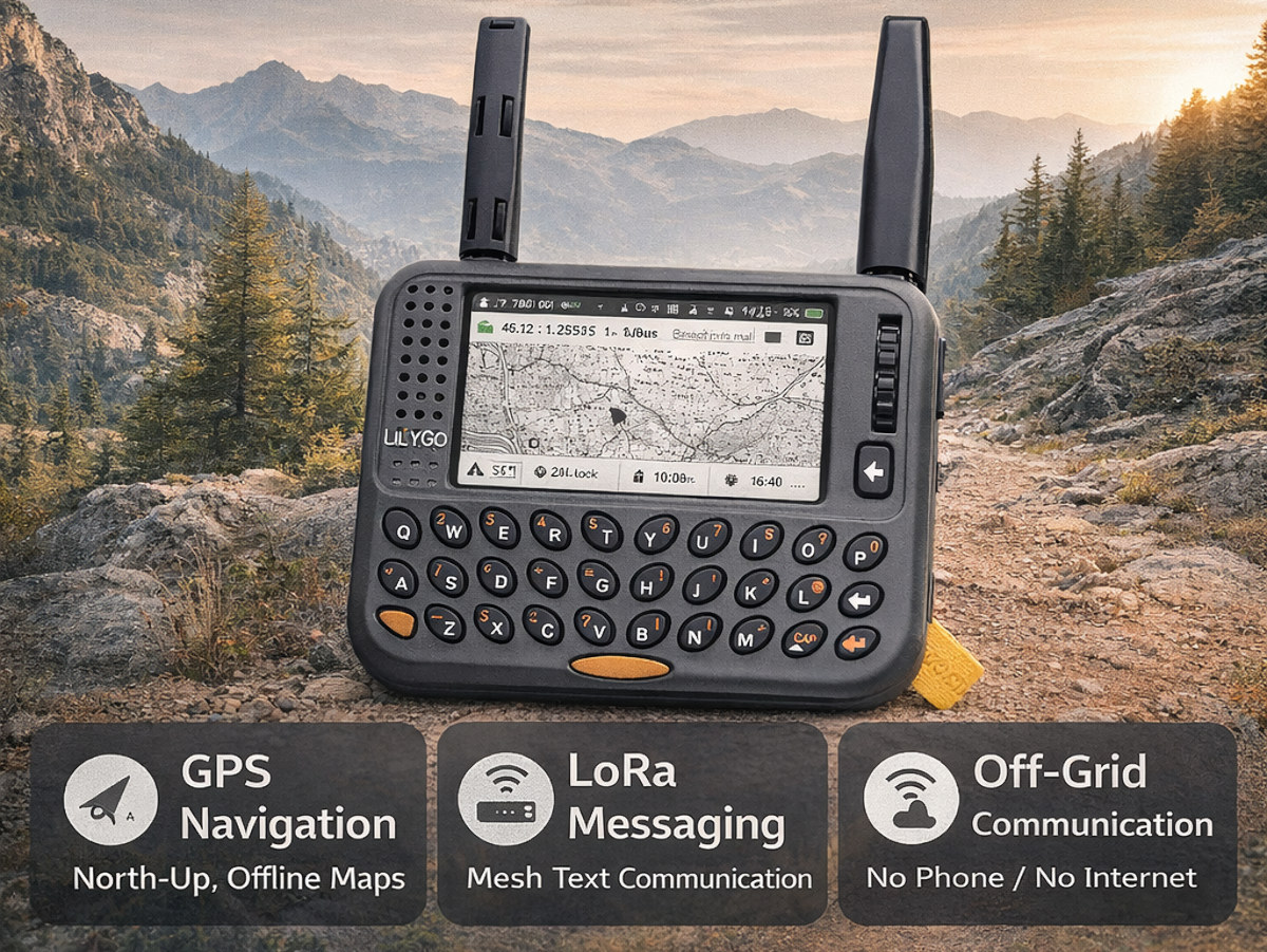 cnxsoft's tweet photo. Open-source firmware for off-grid communication on ESP32 handheld devices.
https://t.co/YXZysJmu1V

Trail Mate leverages existing projects like Meshtastic and Meshcore to provide off-grid communication and GPS sharing using a simpler user interface with a GPS map and a chat window.

It also implements features like a GNSS Sky Plot, SSVT image transfer, and Team Mode using ESP-NOW + LoRa. Several devices from @lilygo9, @M5Stack, and GAT IoT are currently supported or under development.