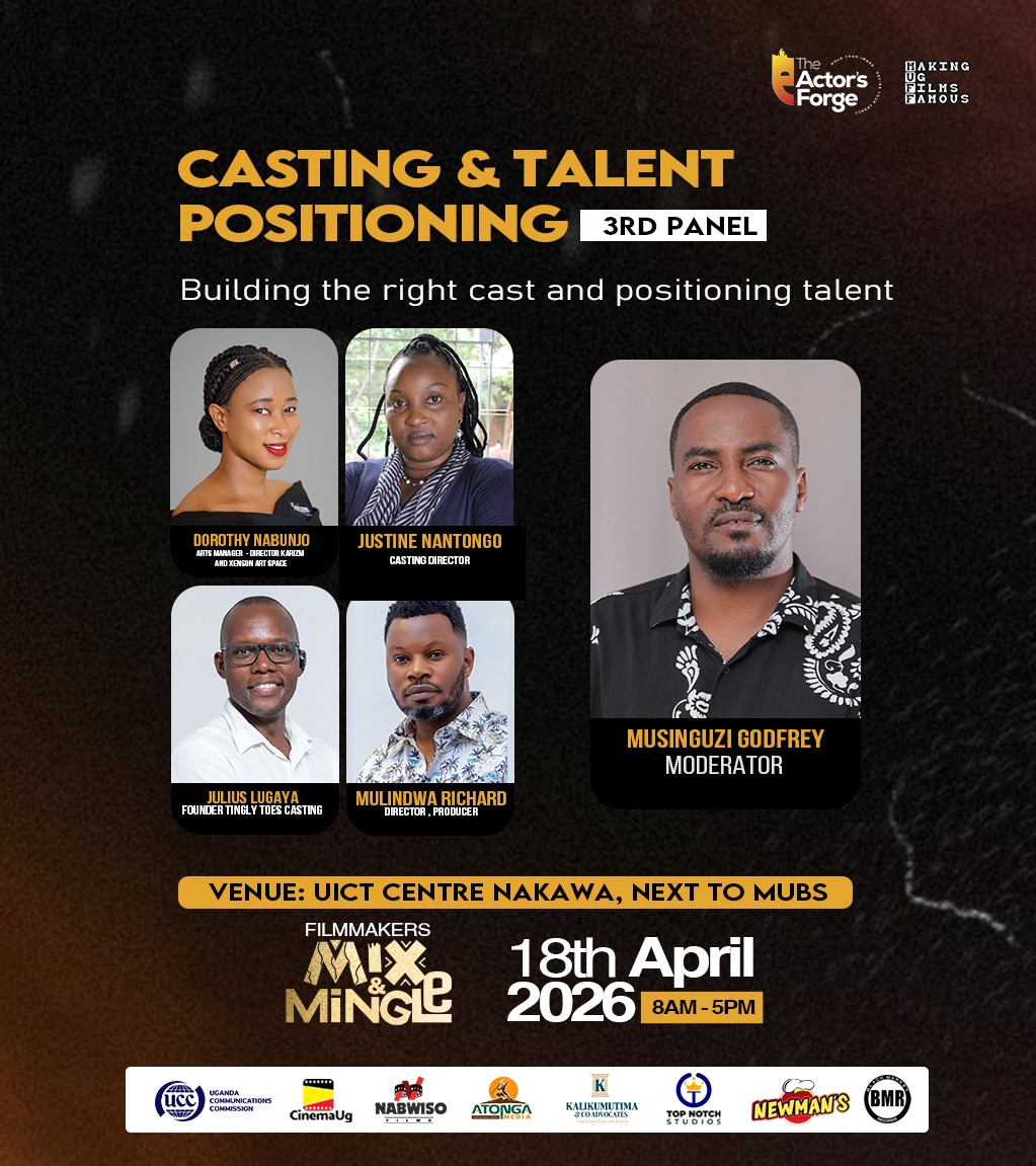 pgu256's tweet photo. Join us this Saturday 18th April for the Filmmakers #MixandMingle It will be all about Film, creativity, great discussions featuring @CleopatKoheirwe @agumemark_ @lugaaya @DorothyNabunjo & more.📽️🇺🇬
#ugandafilmindustry #storytellers #creativesector #filmmakers https://t.co/DeVaBPe8jE