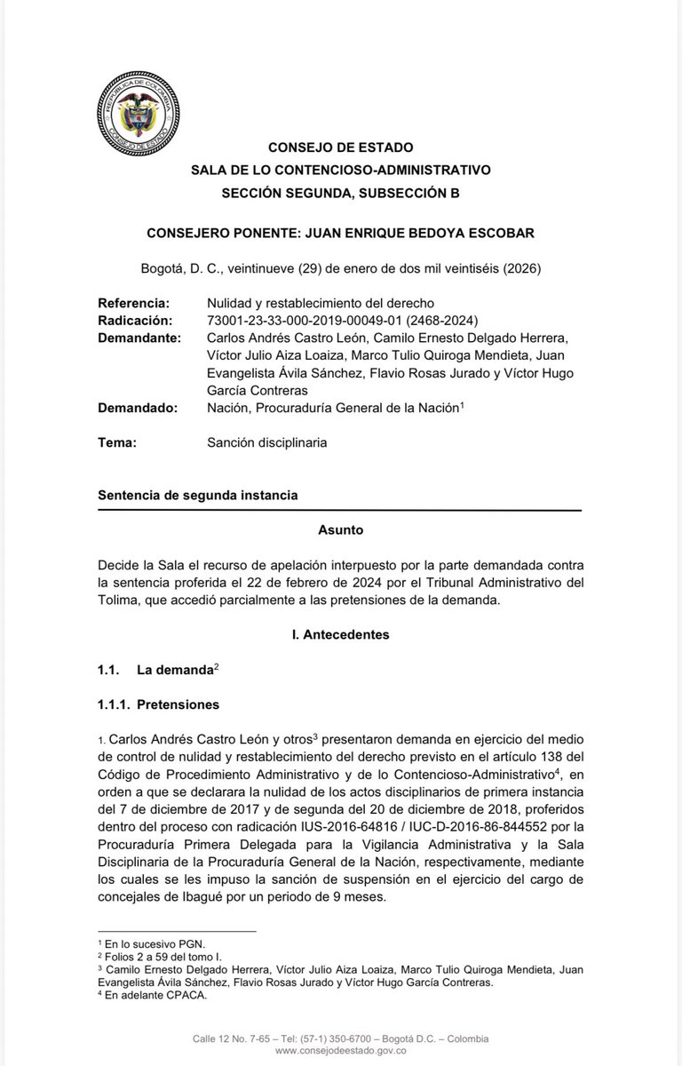 Colegio Colombiano de Abogados Ad ministrativistas tweet media